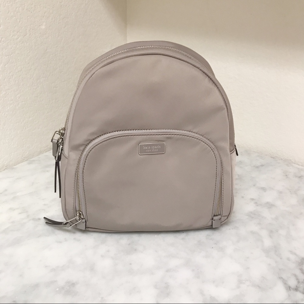 Kate spade backpack gray